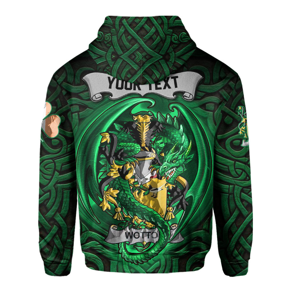 Wotton Hoodies The Green Dragon Of Ireland Style