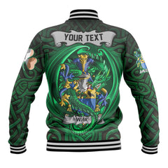 Wray Baseball Jackets The Green Dragon Of Ireland Style