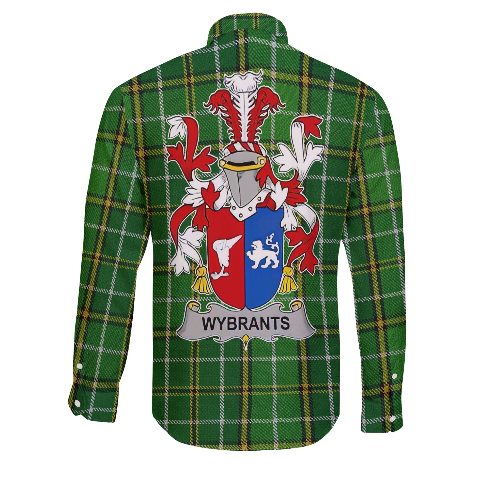 Wybrants Long Sleeve Button Shirts Crest And National Plaid Style