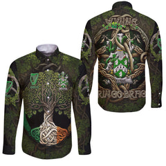 Wynne Long Sleeve Button Shirts Ireland Is My Root Style
