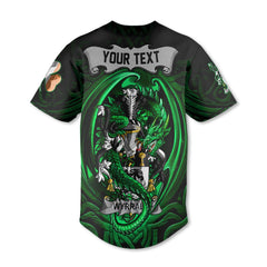 Wyrrall Baseball Jerseys The Green Dragon Of Ireland Style