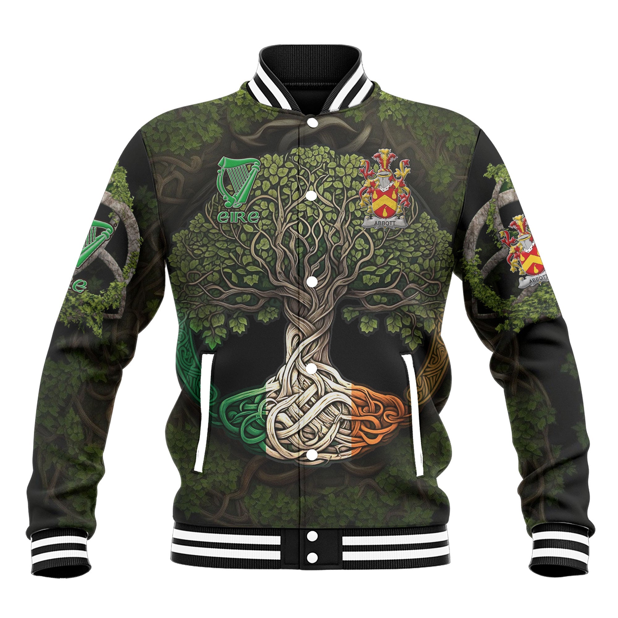 Abbott Baseball Jackets Ireland Is My Root Style