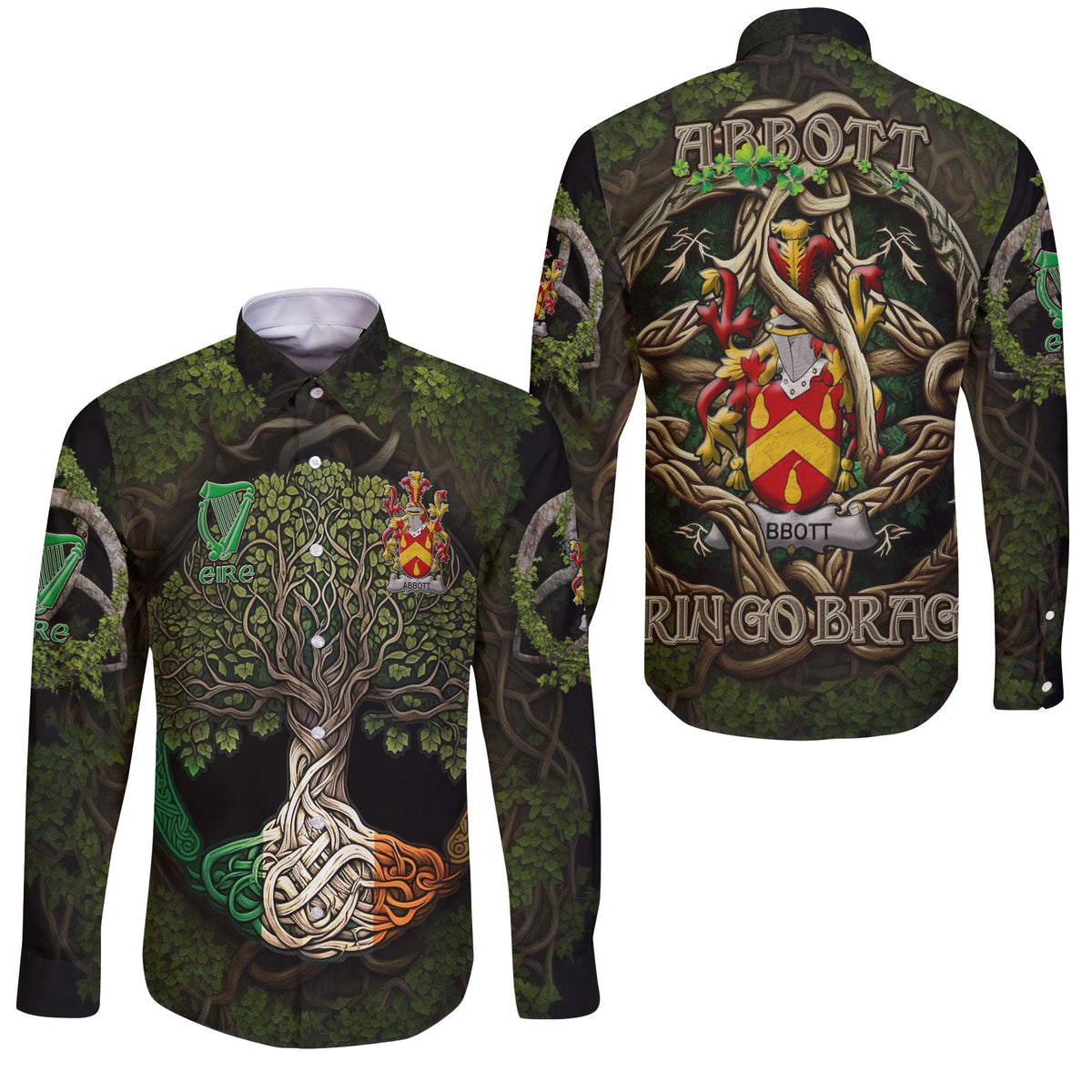 Abbott Long Sleeve Button Shirts Ireland Is My Root Style