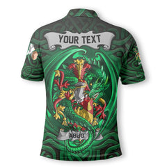 Abbott Polo Shirts The Green Dragon Of Ireland Style