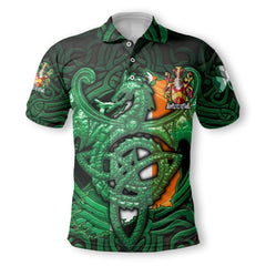 Abbott Polo Shirts The Green Dragon Of Ireland Style