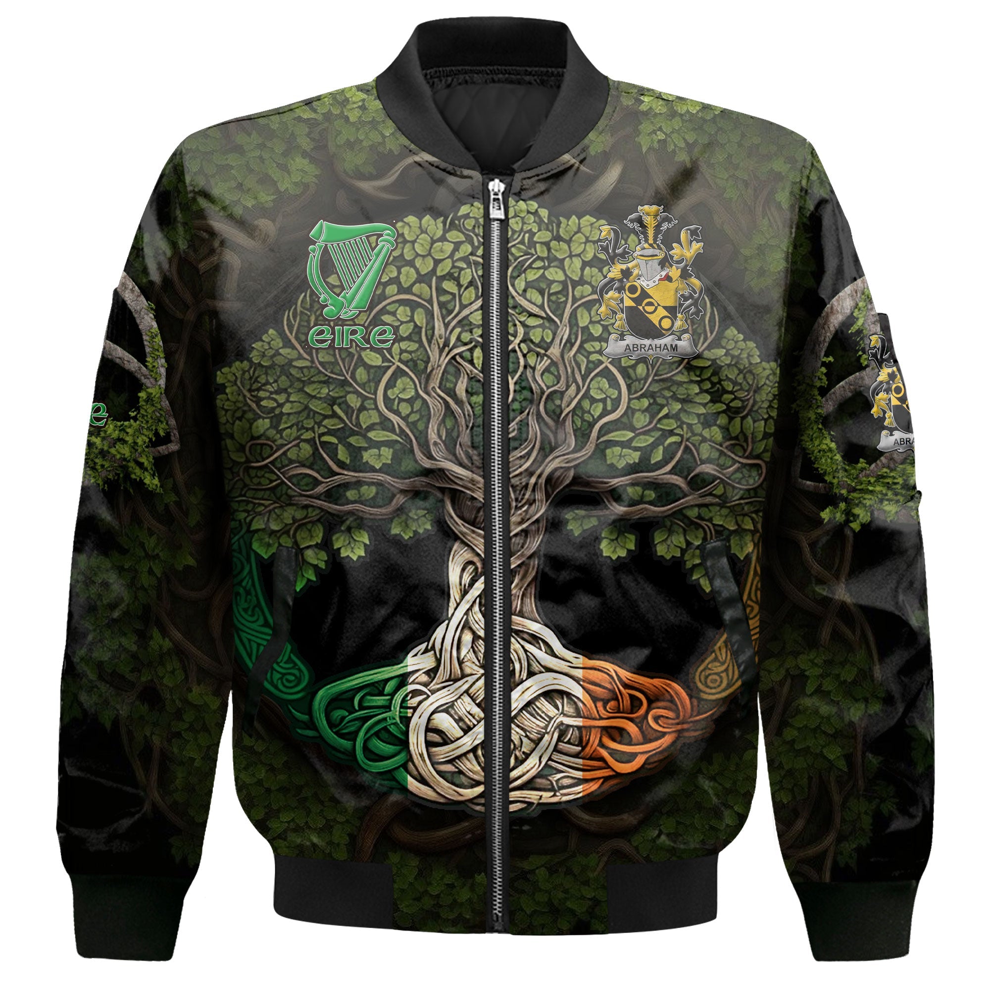 Abraham Bomber Jackets Ireland Is My Root Style