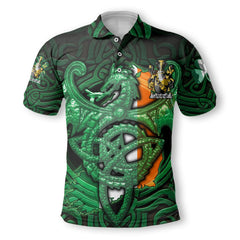 Abraham Polo Shirts The Green Dragon Of Ireland Style