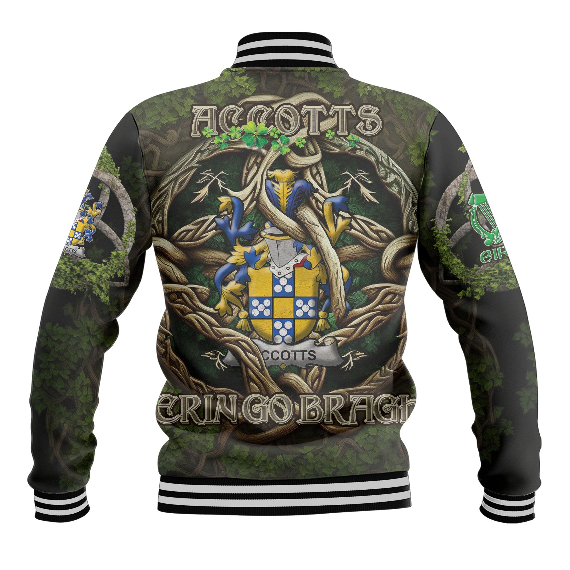 Accotts Baseball Jackets Ireland Is My Root Style