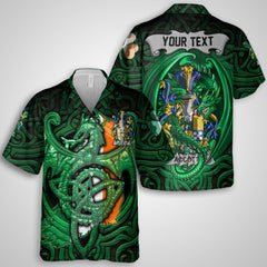 Accotts Hawaiian Shirts The Green Dragon Of Ireland Style