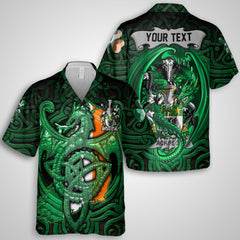 Acheson Hawaiian Shirts The Green Dragon Of Ireland Style