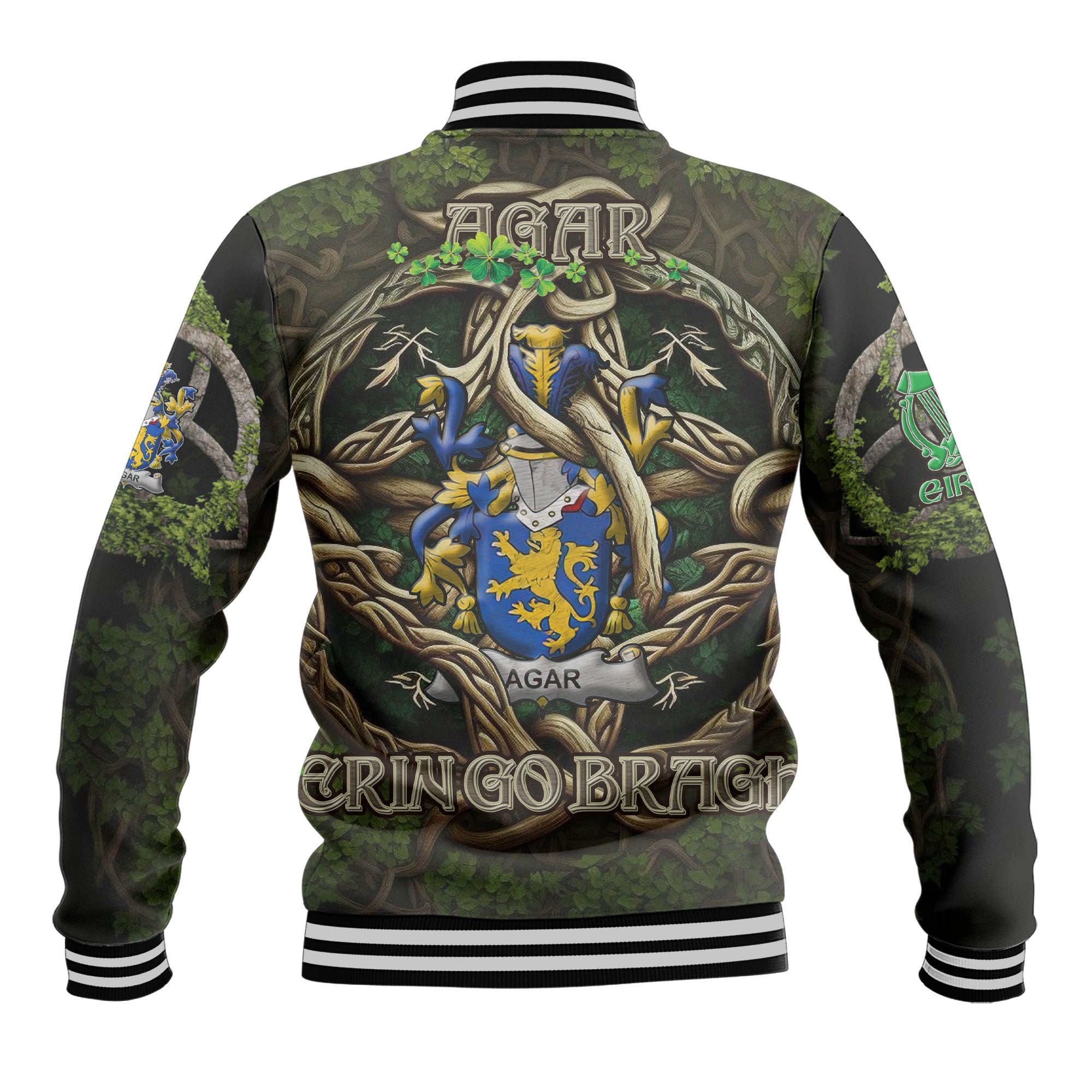 Agar Baseball Jackets Ireland Is My Root Style