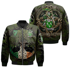 Aherne or Mulhern Bomber Jackets Ireland Is My Root Style