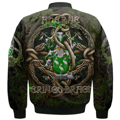 Aherne or Mulhern Bomber Jackets Ireland Is My Root Style