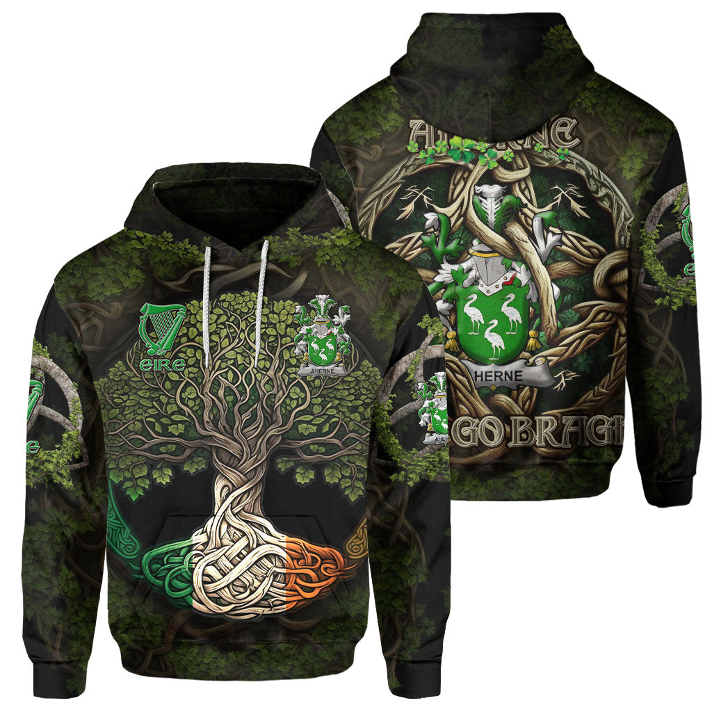 Aherne or Mulhern Hoodies Ireland Is My Root Style