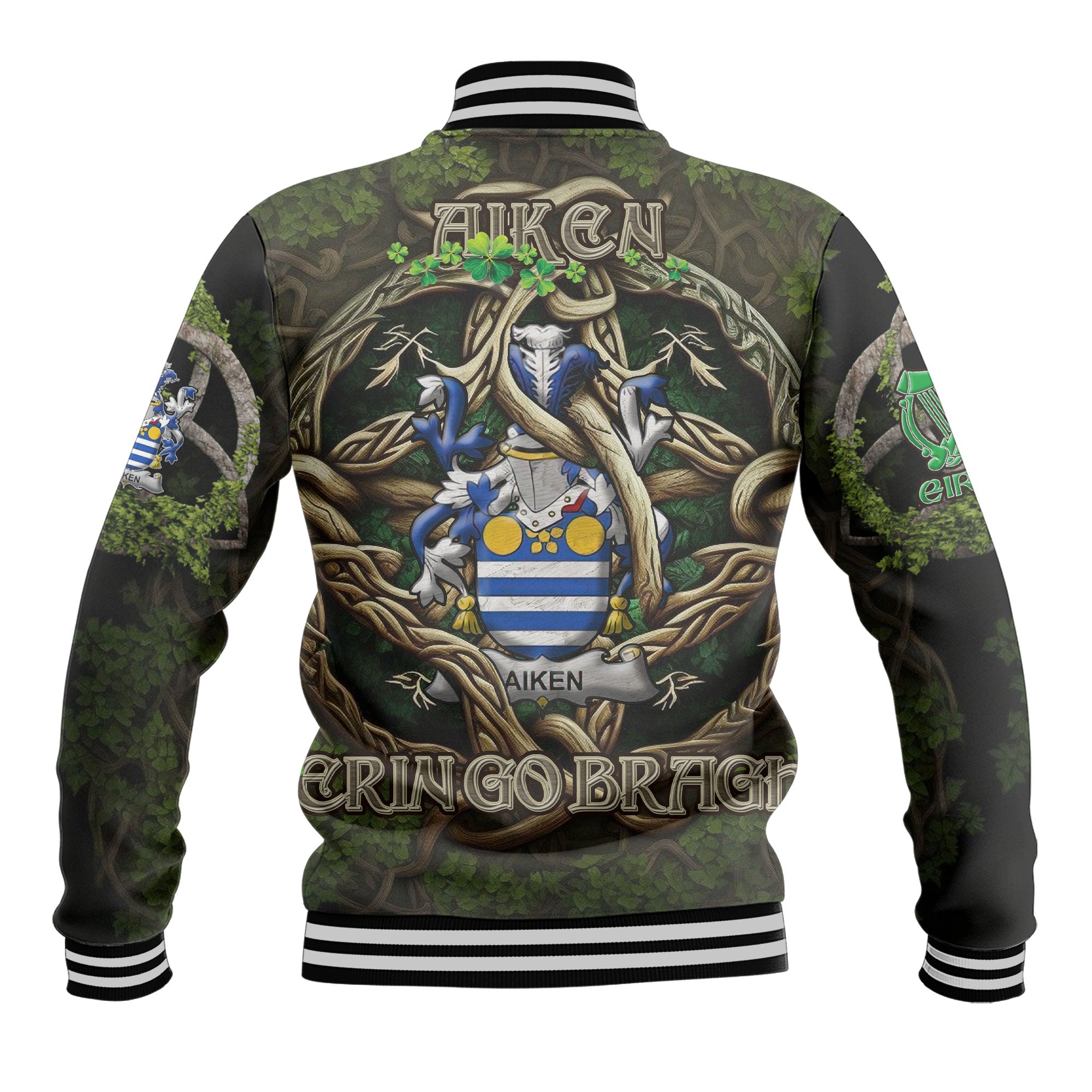 Aiken Baseball Jackets Ireland Is My Root Style