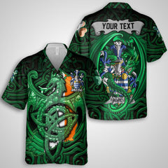 Aiken Hawaiian Shirts The Green Dragon Of Ireland Style