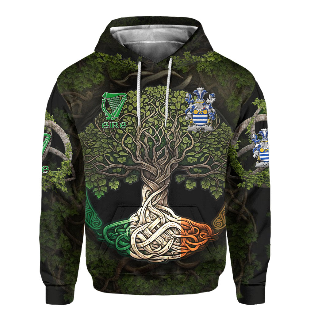 Aiken Hoodies Ireland Is My Root Style