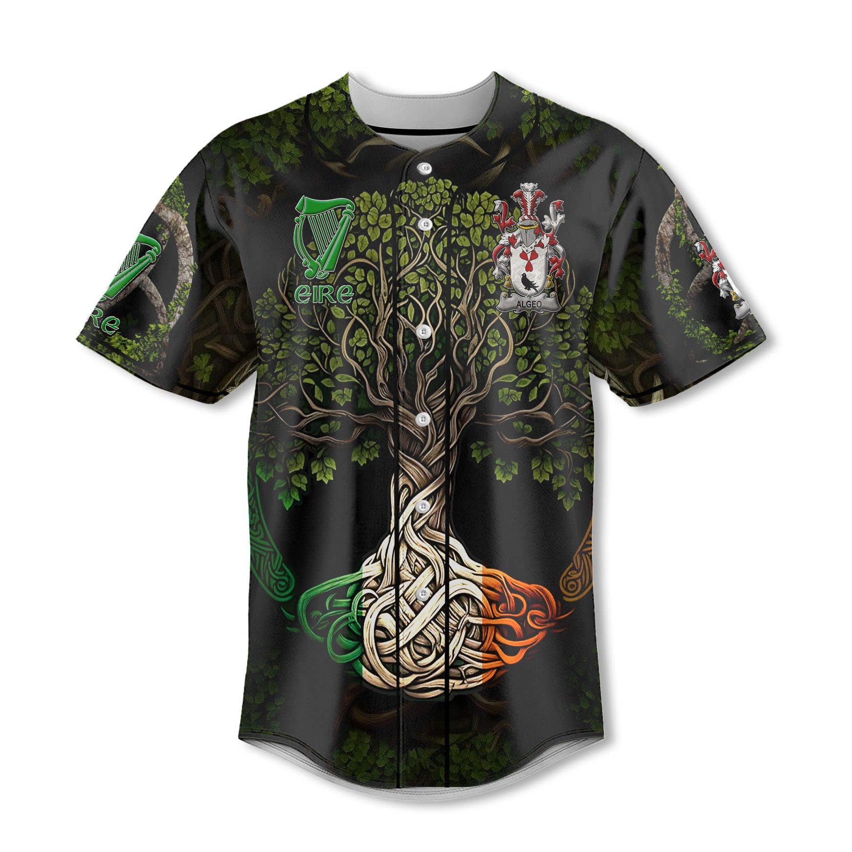 Algeo Baseball Jerseys Ireland Is My Root Style