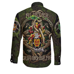 Alister or McAlister Long Sleeve Button Shirts Ireland Is My Root Style