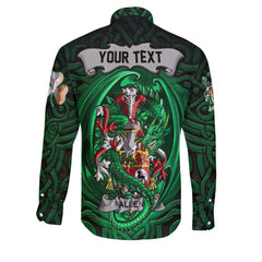 Allen Long Sleeve Button Shirts The Green Dragon Of Ireland Style