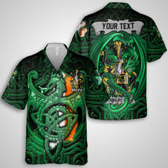 Ambrose Hawaiian Shirts The Green Dragon Of Ireland Style