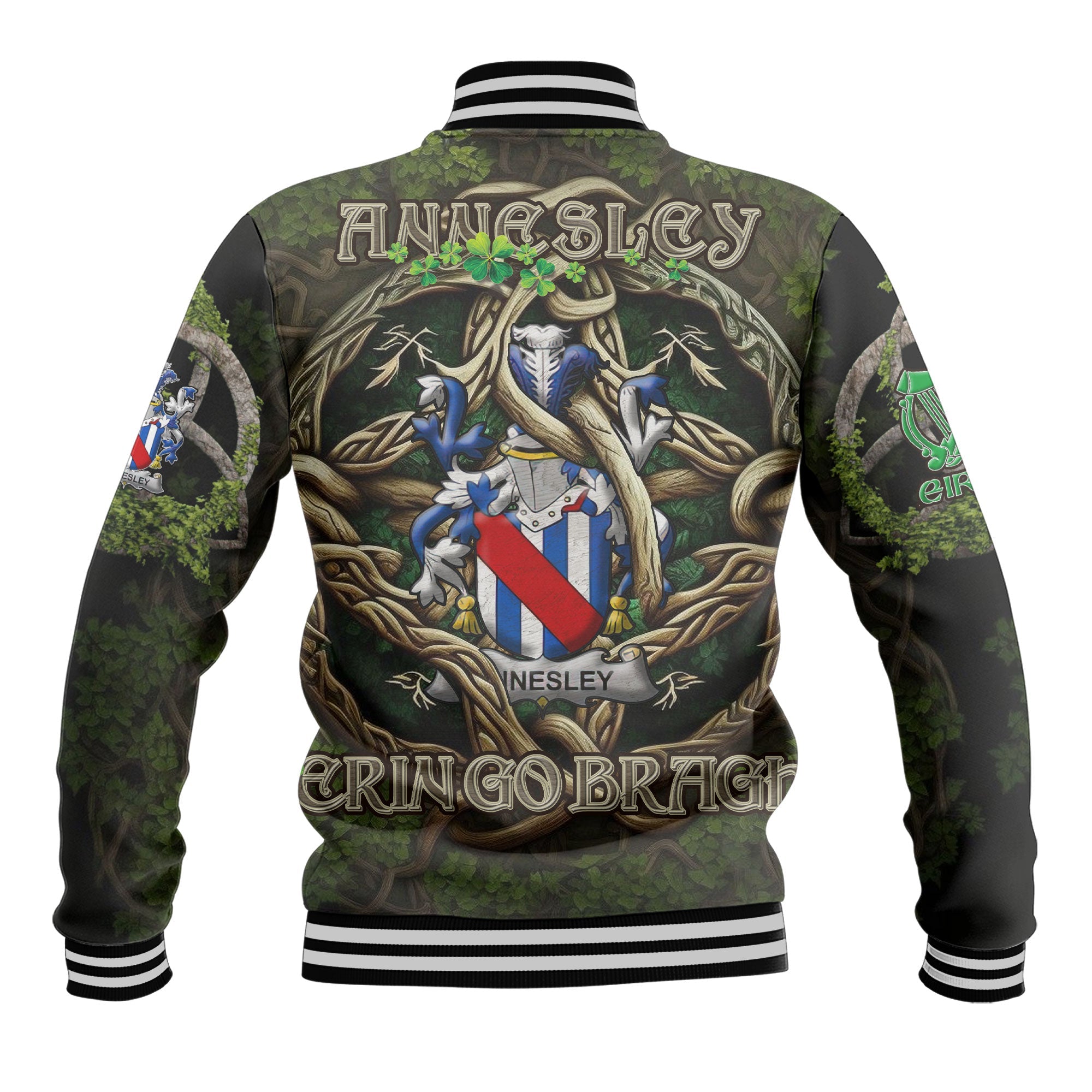 Annesley Baseball Jackets Ireland Is My Root Style