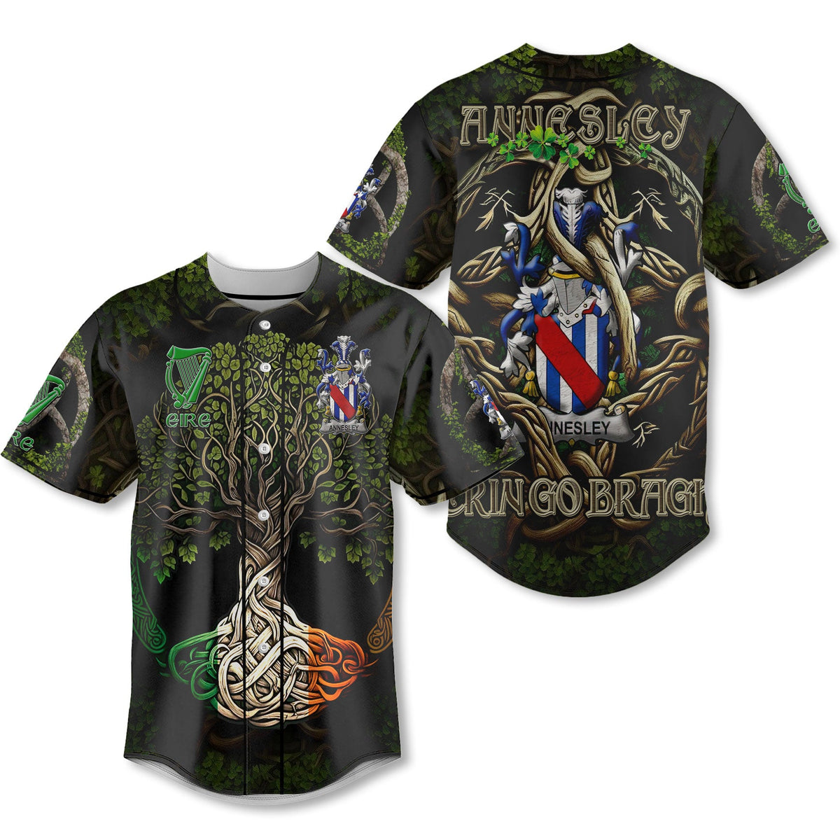 Annesley Baseball Jerseys Ireland Is My Root Style