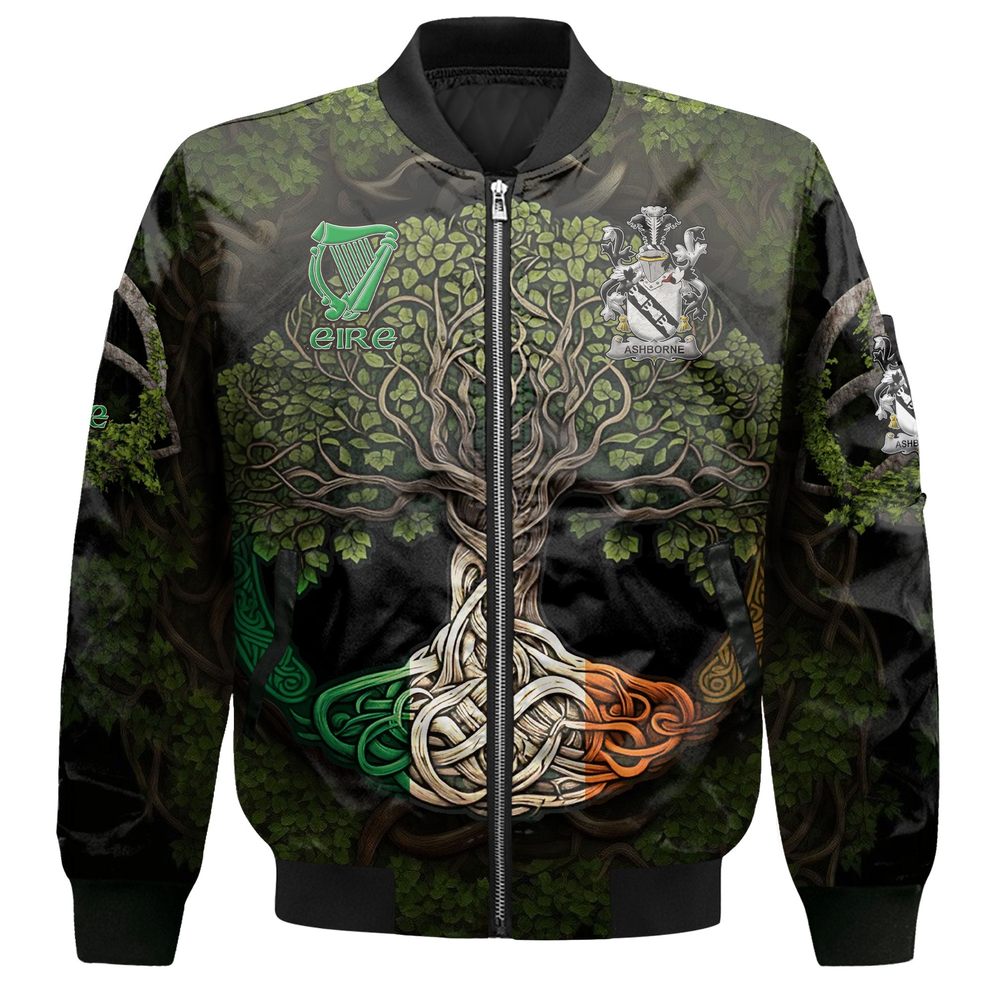 Ashborne Bomber Jackets Ireland Is My Root Style