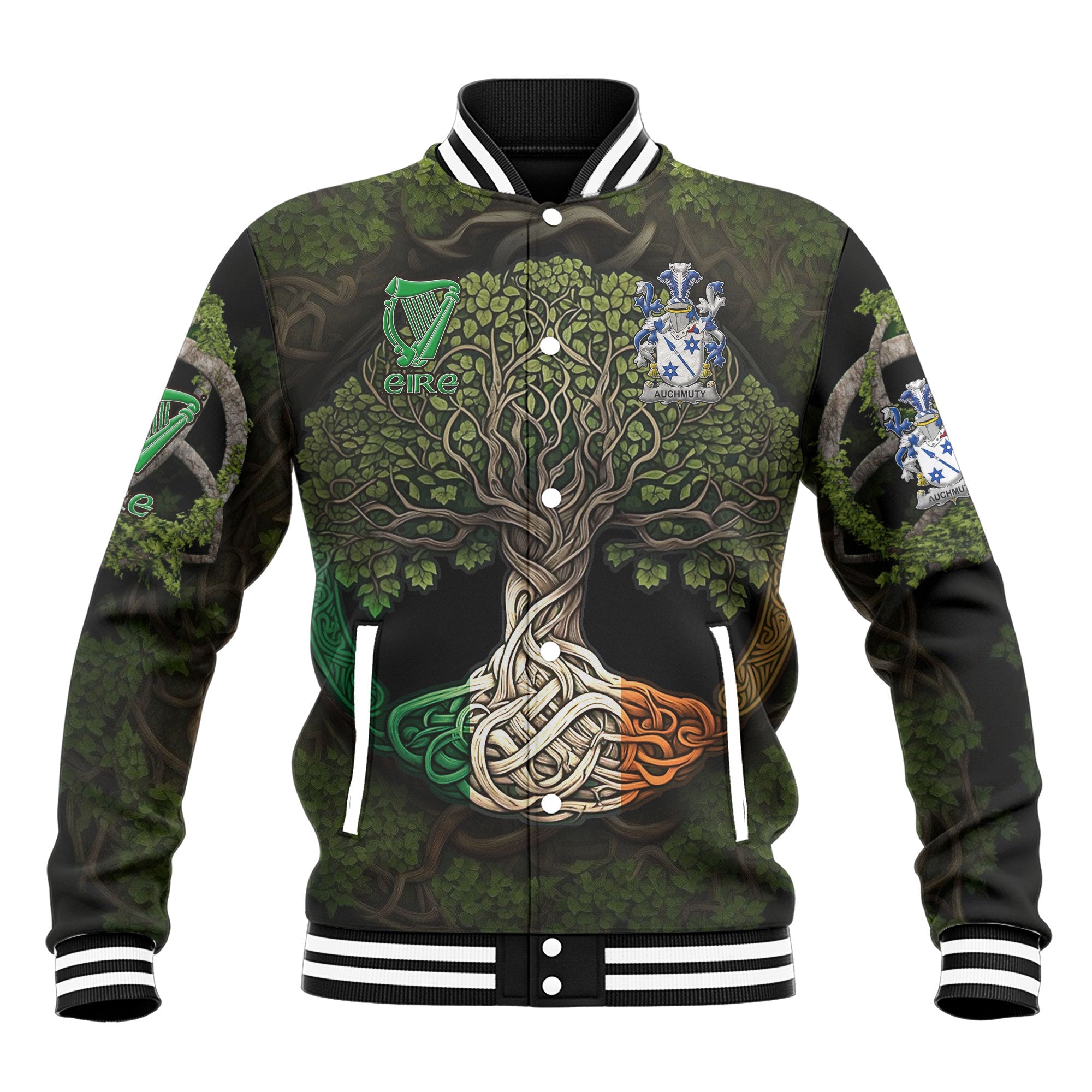 Auchmuty Baseball Jackets Ireland Is My Root Style