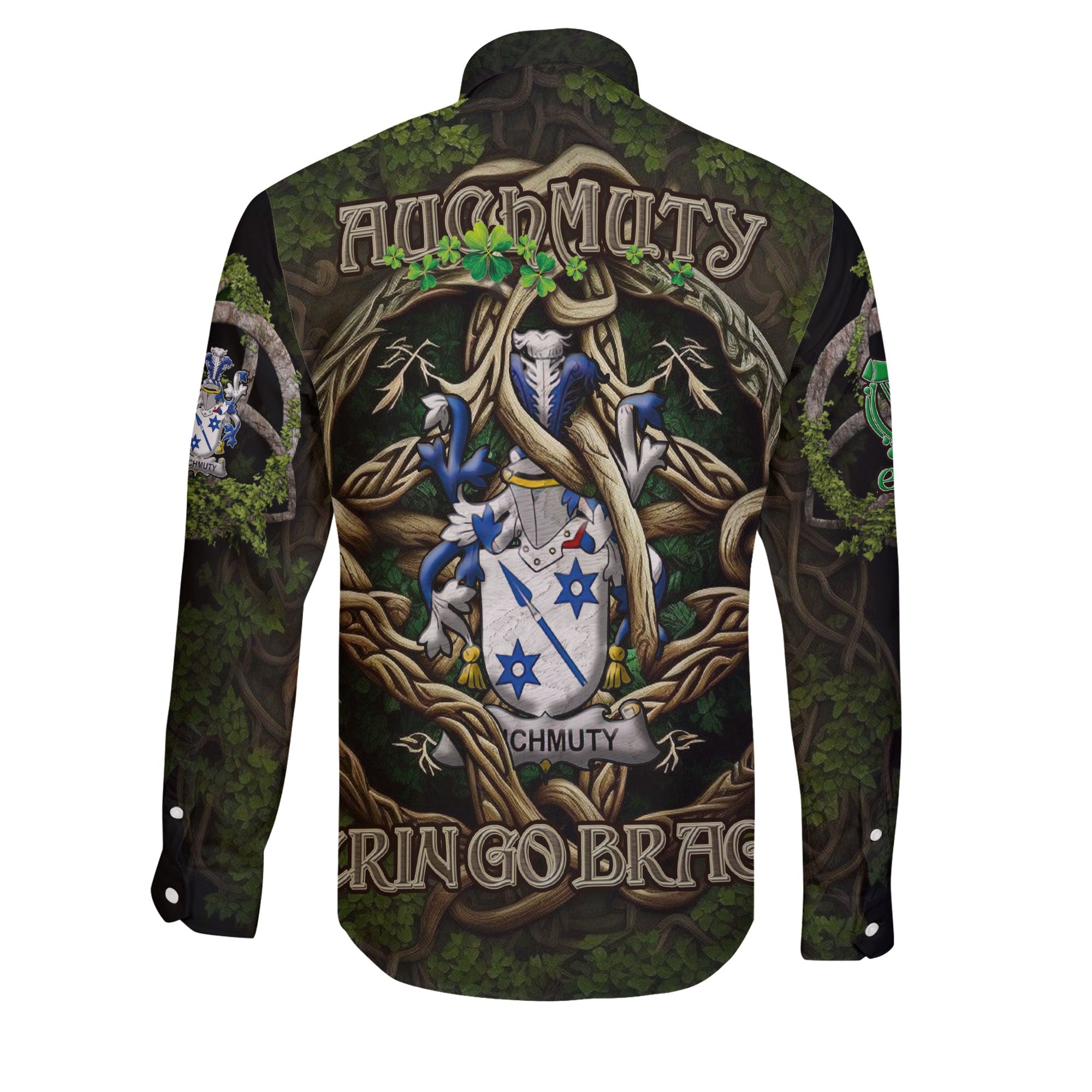 Auchmuty Long Sleeve Button Shirts Ireland Is My Root Style