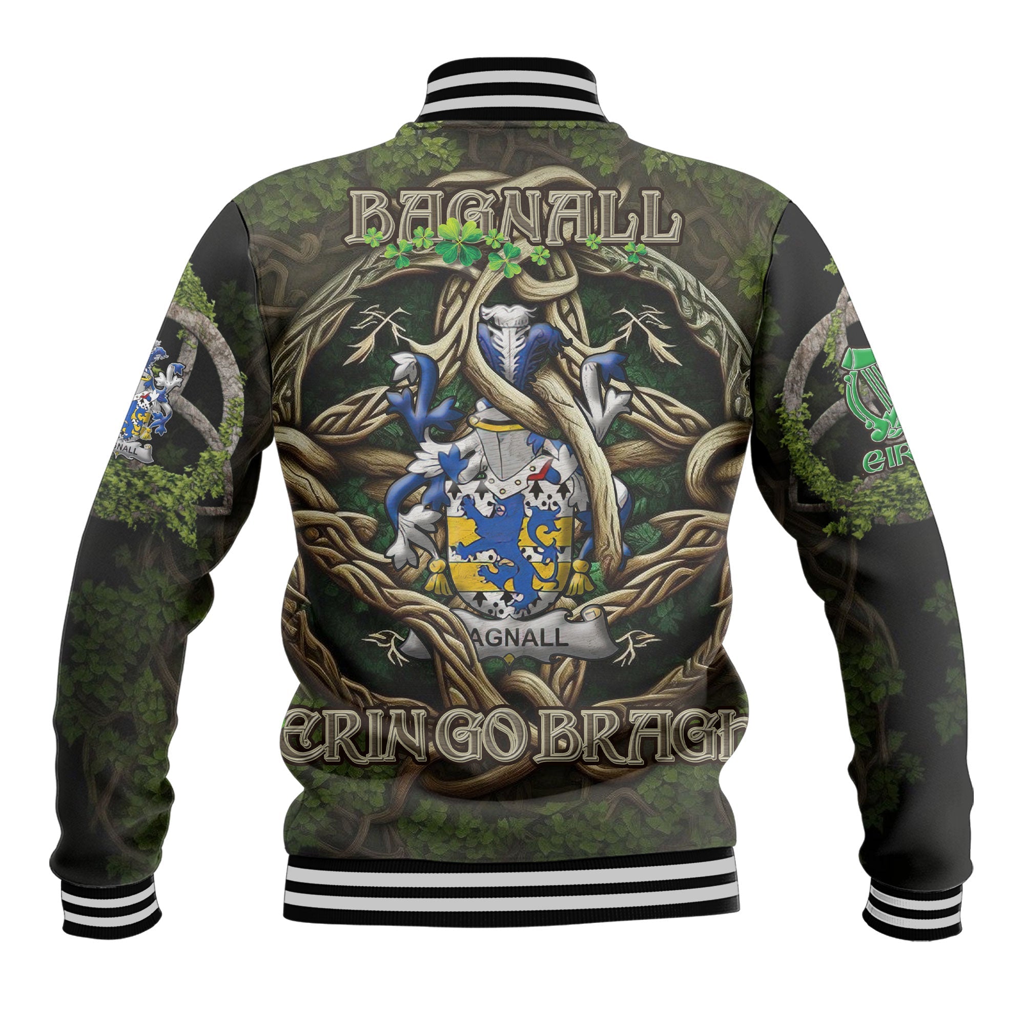 Bagnall Baseball Jackets Ireland Is My Root Style