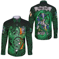 Bagnall Long Sleeve Button Shirts The Green Dragon Of Ireland Style