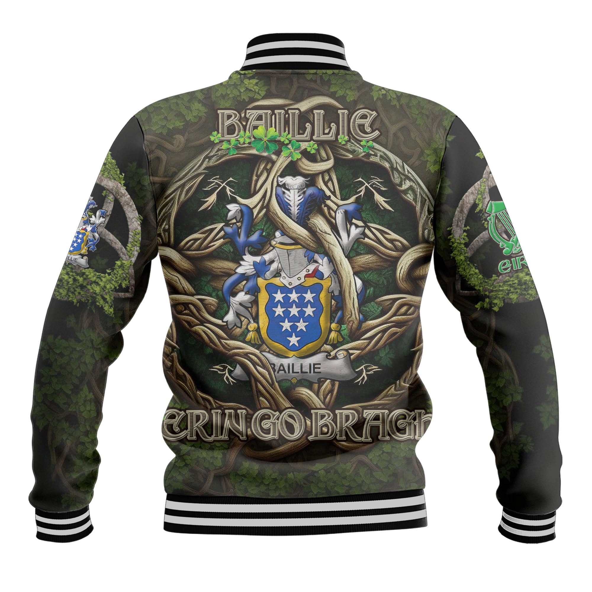 Baillie Baseball Jackets Ireland Is My Root Style