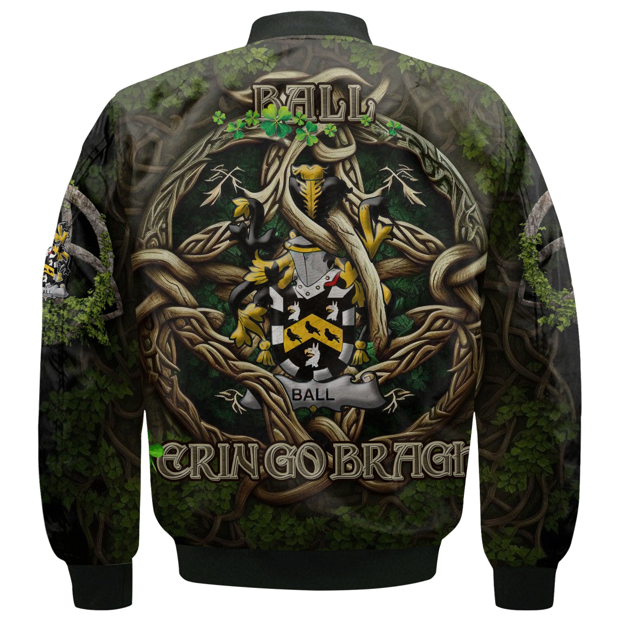 Ball Bomber Jackets Ireland Is My Root Style