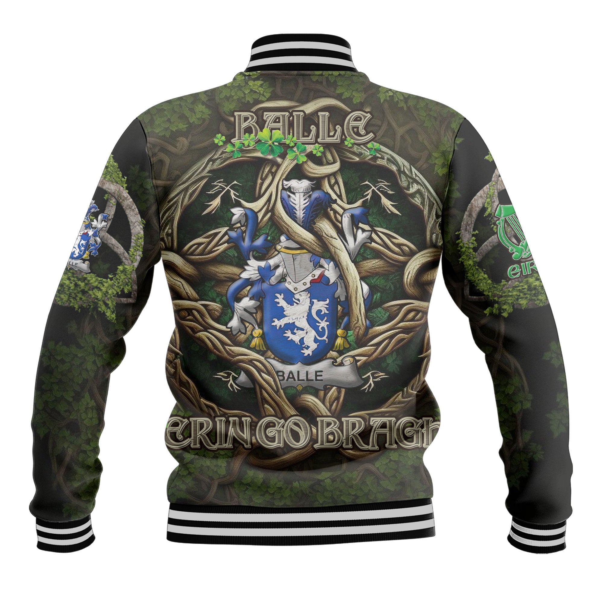 Balle Baseball Jackets Ireland Is My Root Style