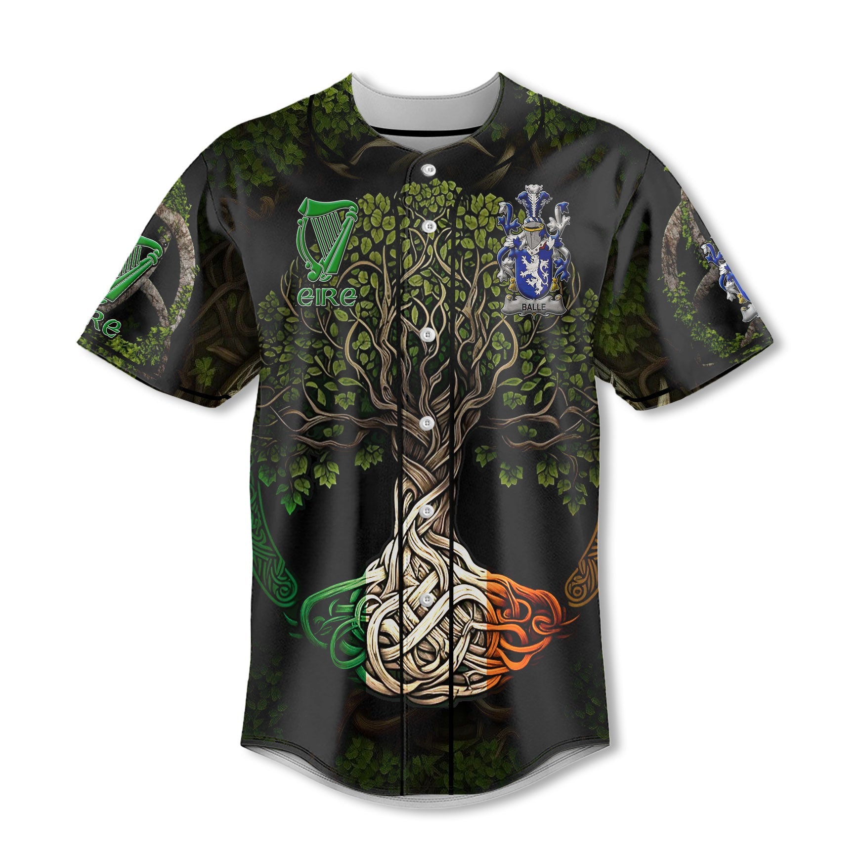 Balle Baseball Jerseys Ireland Is My Root Style