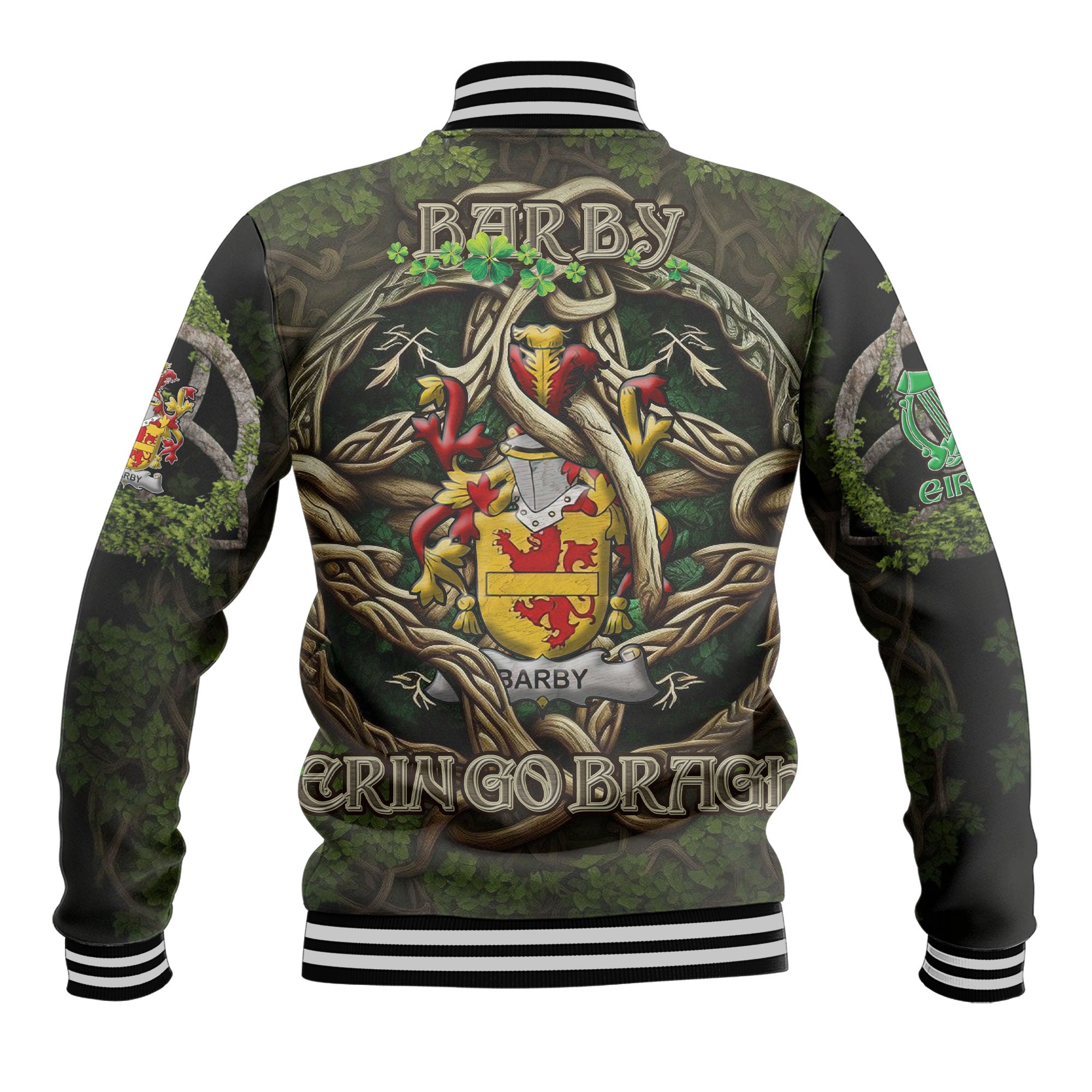 Barby Baseball Jackets Ireland Is My Root Style