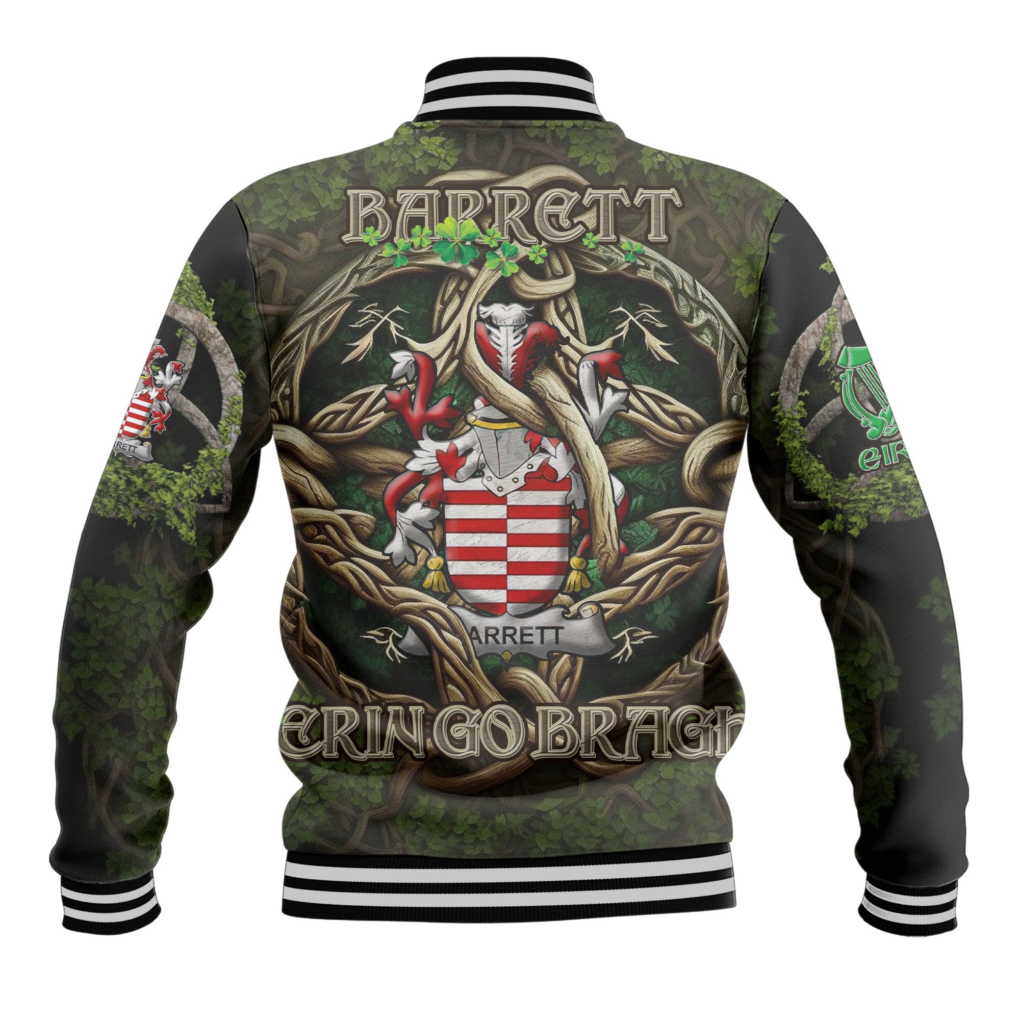 Barrett Baseball Jackets Ireland Is My Root Style