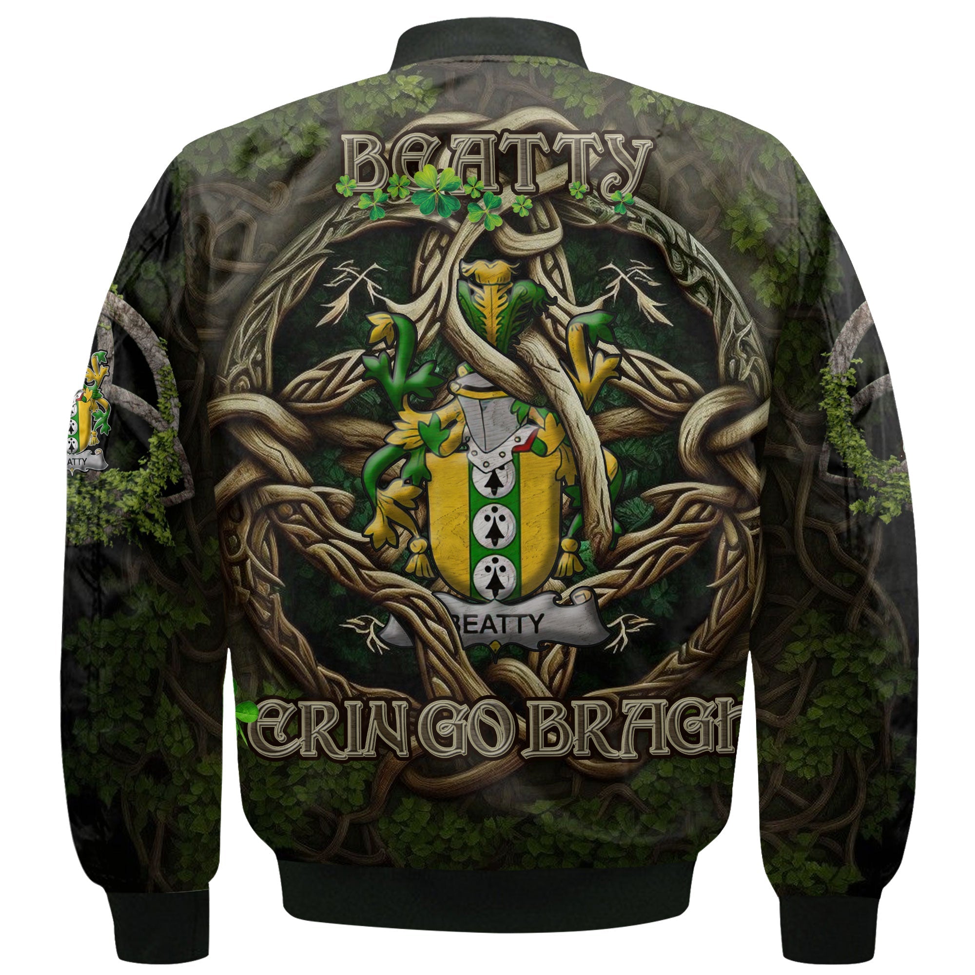 Beatty or Betagh Bomber Jackets Ireland Is My Root Style