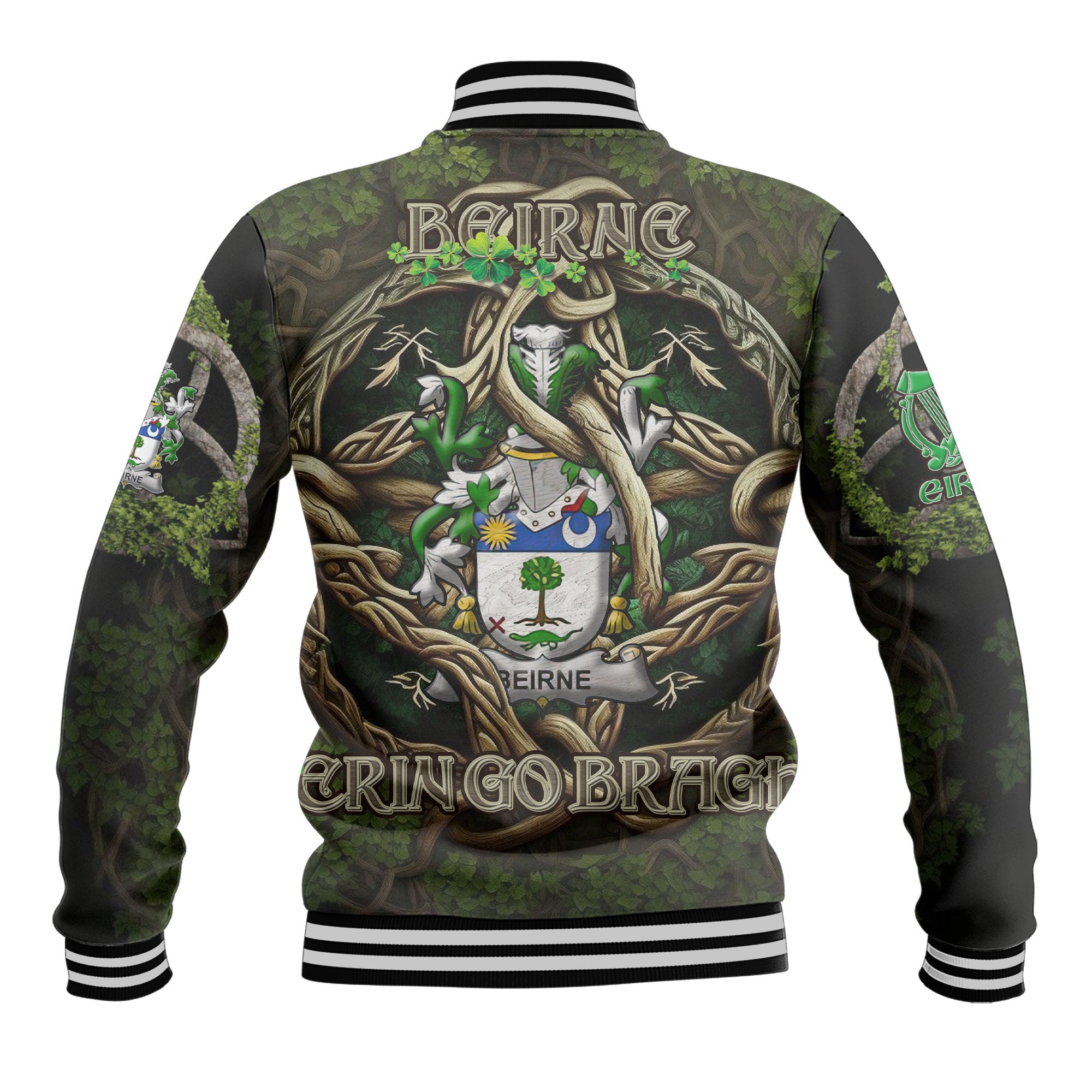 Beirne or O Beirne Baseball Jackets Ireland Is My Root Style