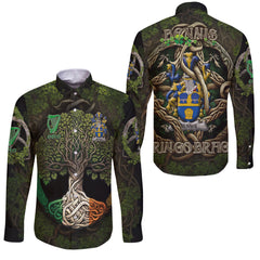 Bennis Long Sleeve Button Shirts Ireland Is My Root Style