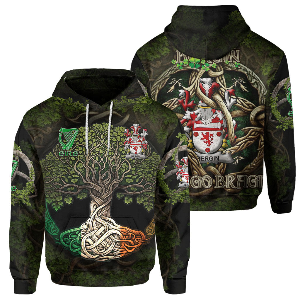 Bergin or O Bergin Hoodies Ireland Is My Root Style