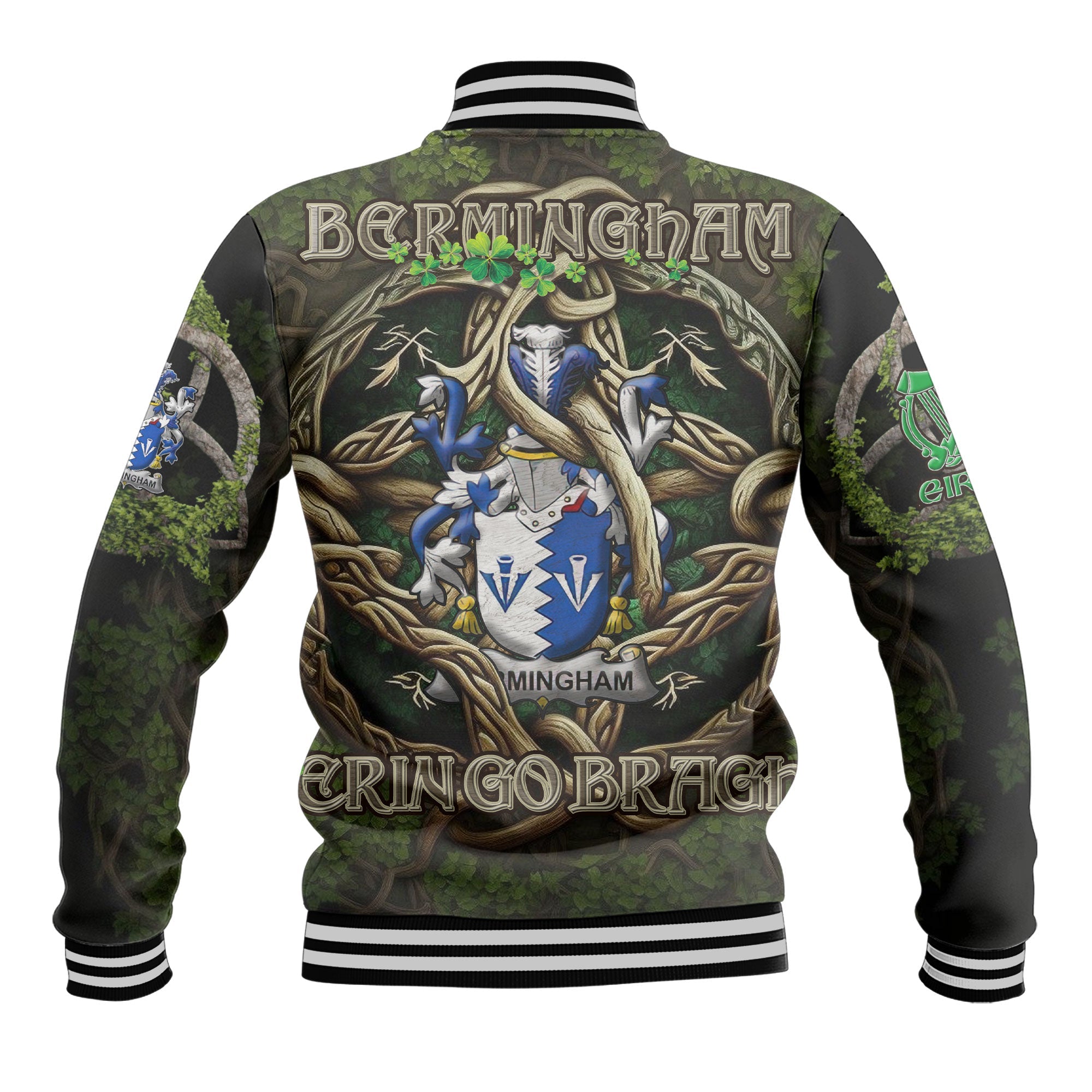 Bermingham Baseball Jackets Ireland Is My Root Style