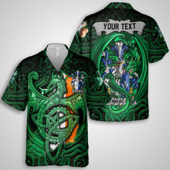 Bermingham Hawaiian Shirts The Green Dragon Of Ireland Style