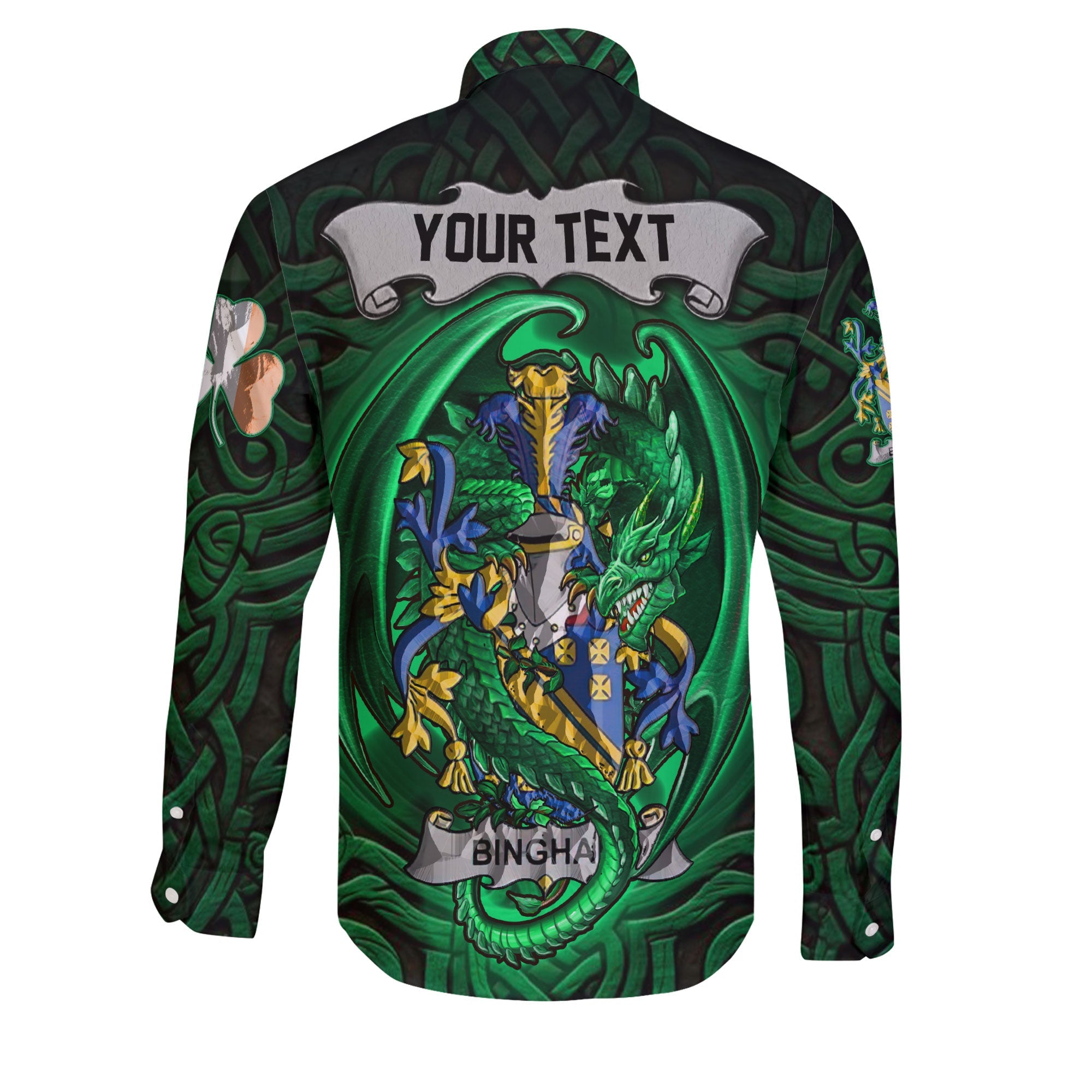 Bingham Long Sleeve Button Shirts The Green Dragon Of Ireland Style