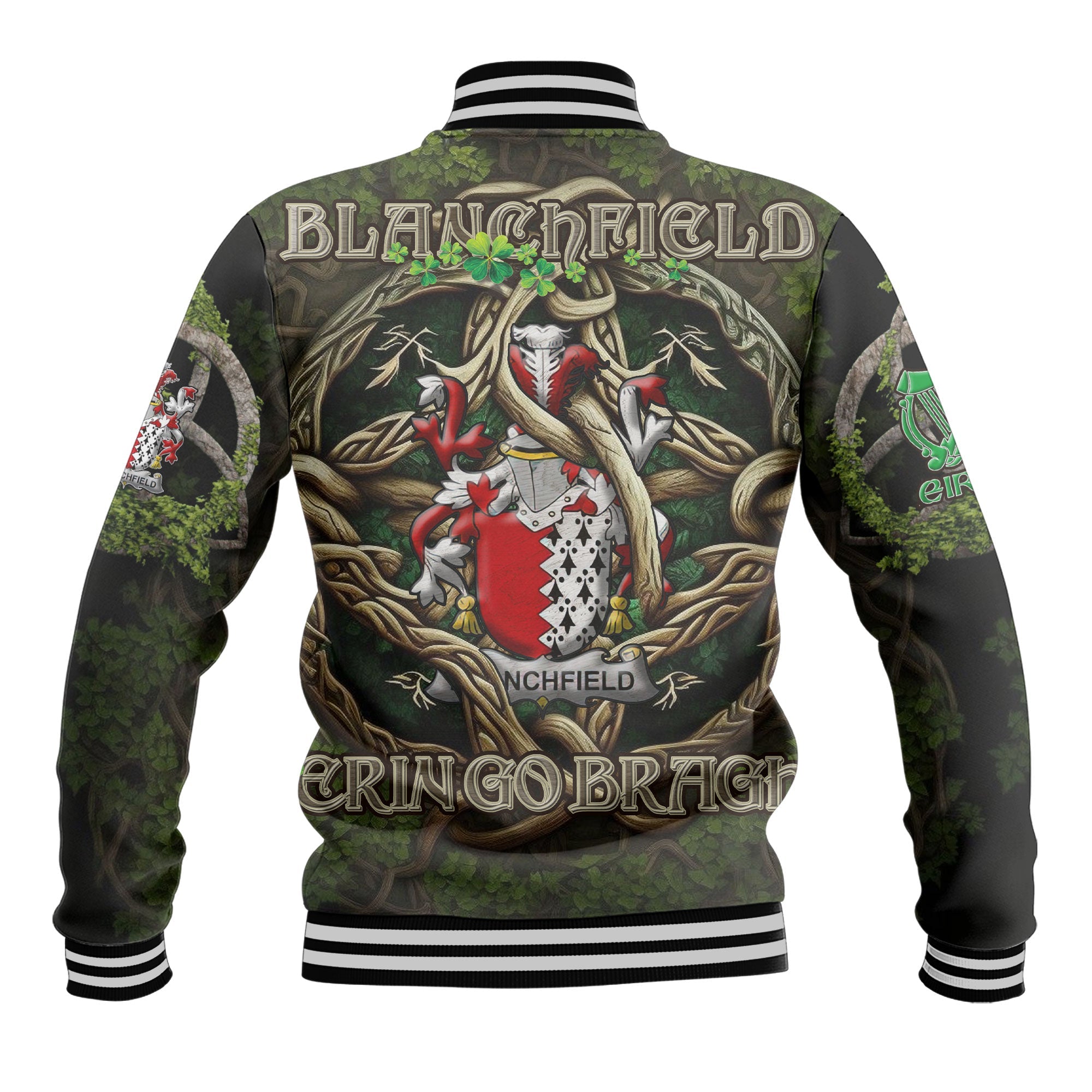 Blanchfield Baseball Jackets Ireland Is My Root Style
