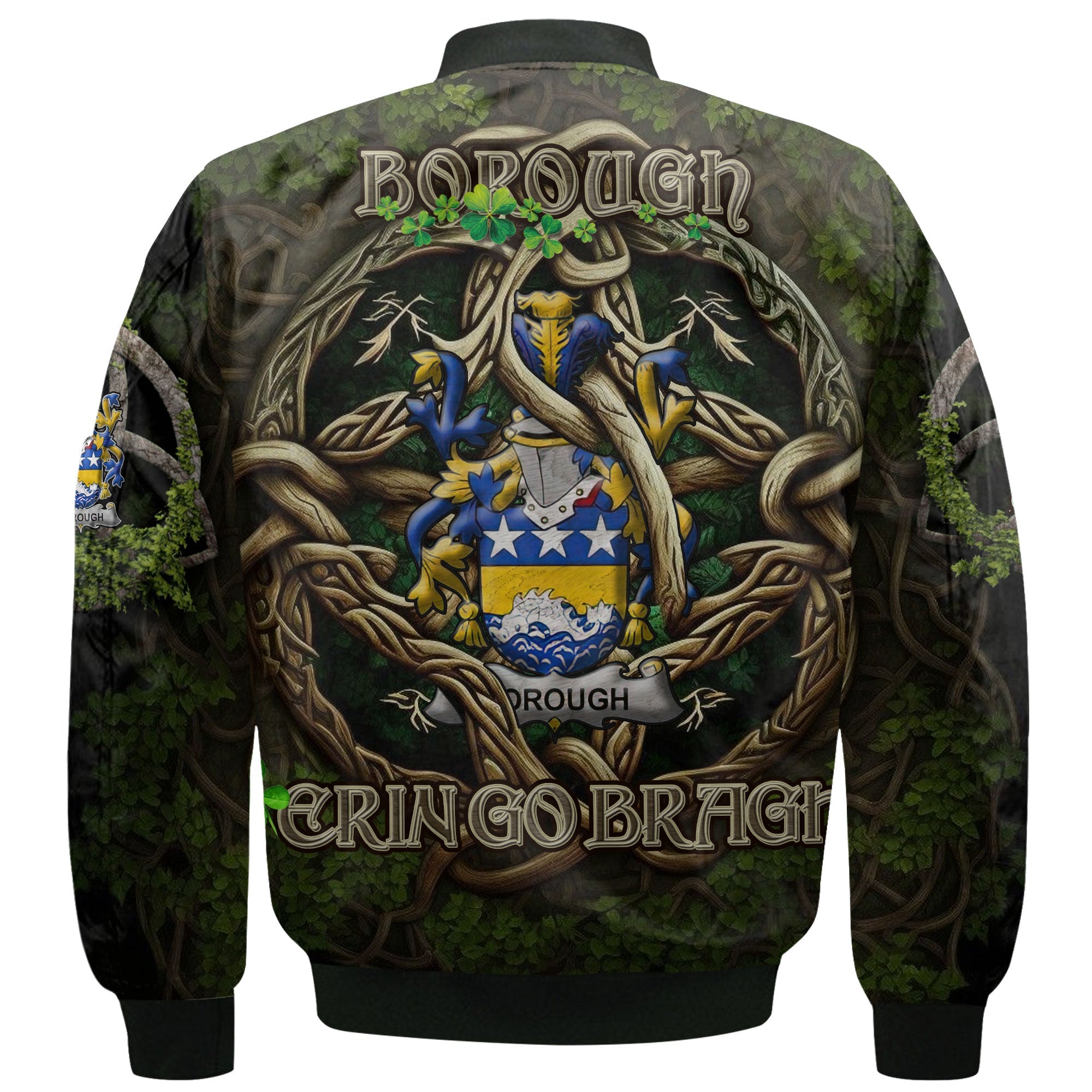 Borough Bomber Jackets Ireland Is My Root Style