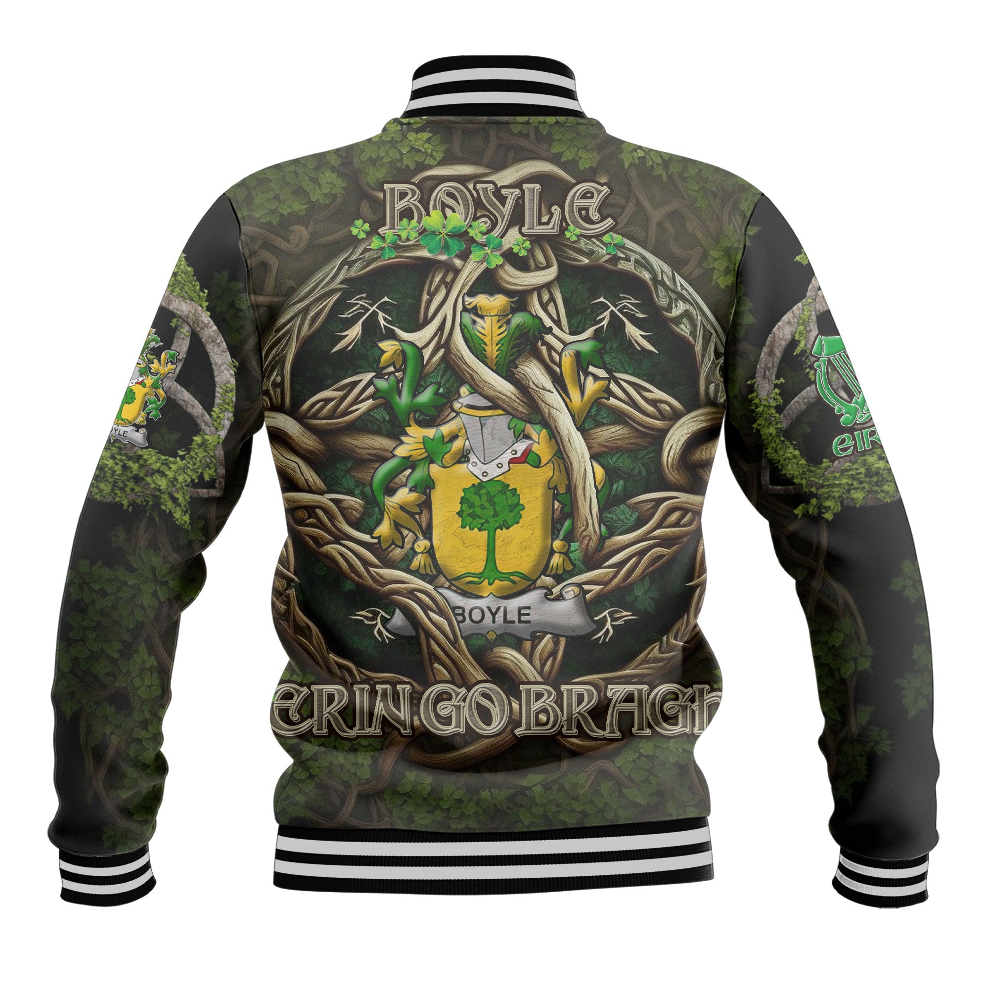 Boyle or O Boyle Baseball Jackets Ireland Is My Root Style