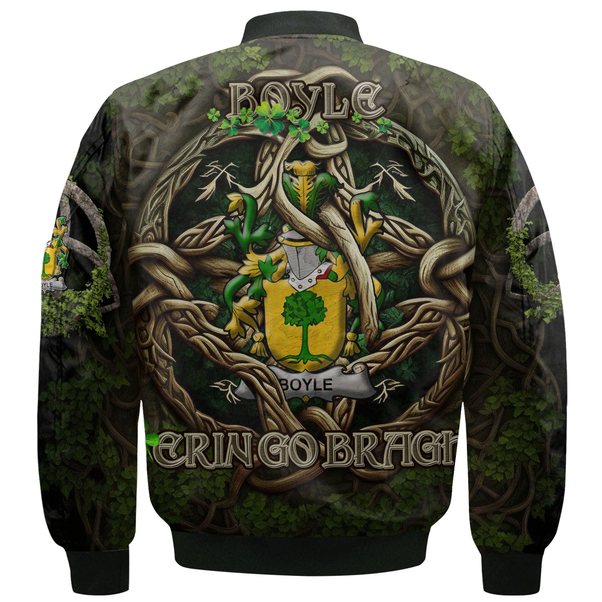 Boyle or O Boyle Bomber Jackets Ireland Is My Root Style