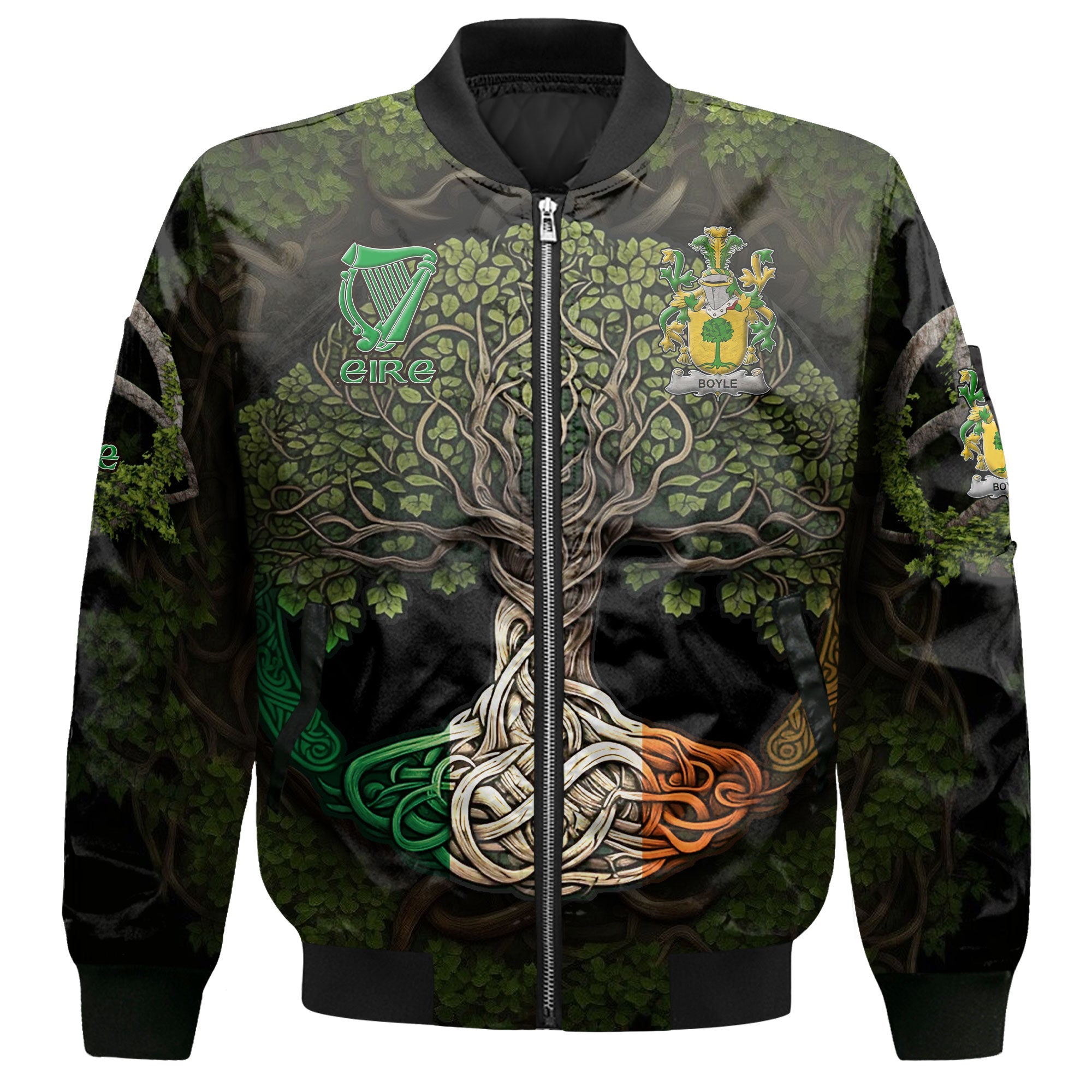 Boyle or O Boyle Bomber Jackets Ireland Is My Root Style